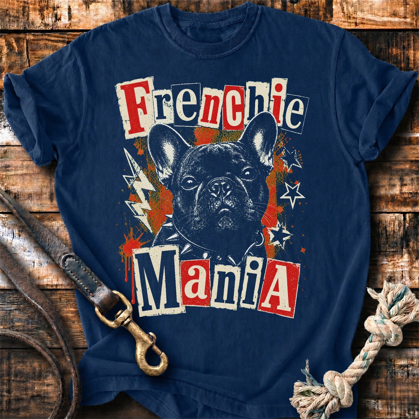 Frenchie Mania - Navy