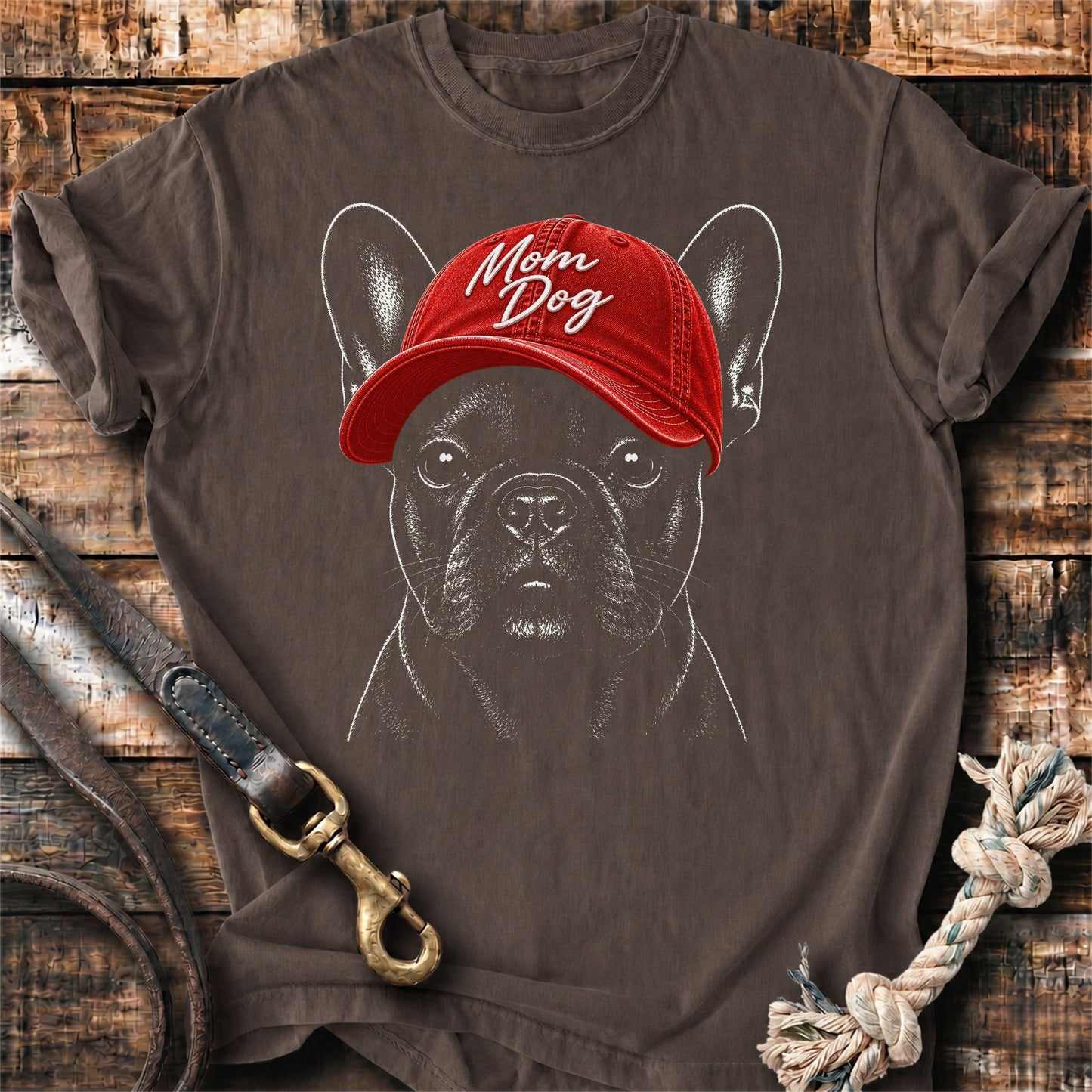 Frenchie Mom Dog - Espresso