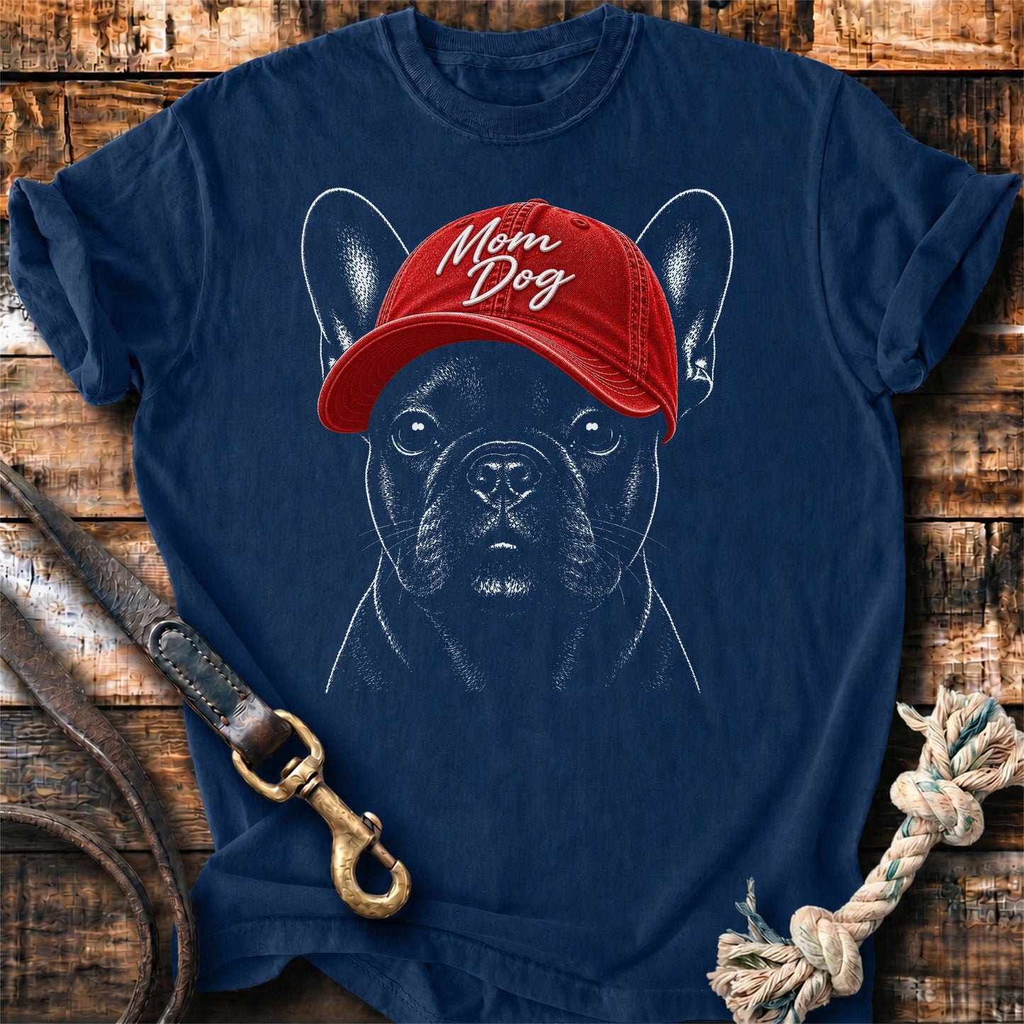 Frenchie Mom Dog - Navy