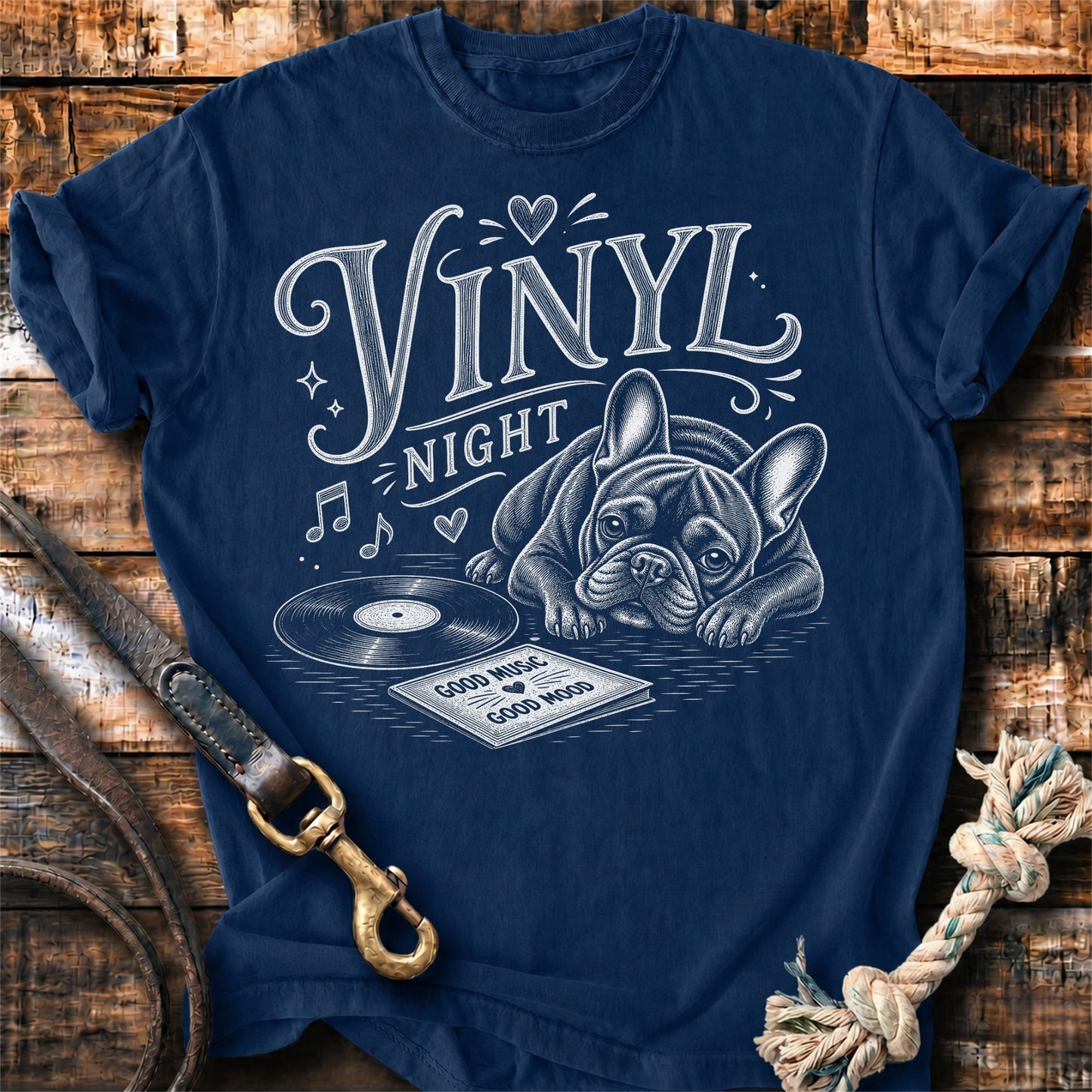 Vinyl Night - Navy